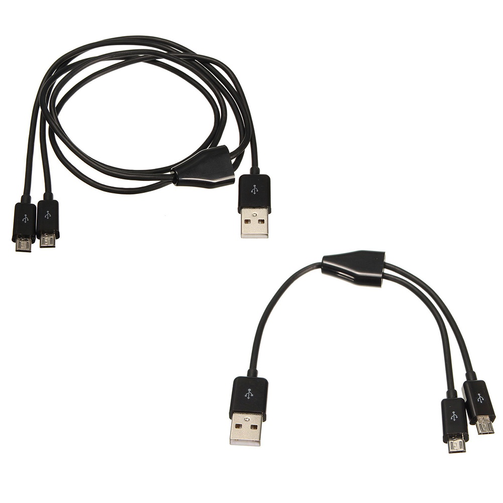 Dây cáp sạc & truyền dữ liệu LENOVO sunflower đầu cắm USB 2.0 sang Micro USB 2.0 1 sang 2 hình chữ Y