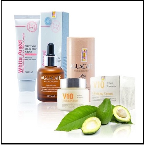 Combo Dưỡng Trắng Da Ngày & Đêm Skinaz Hàn Quốc Chính Hãng (gồm 3 sản phẩm)