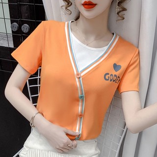 Những chiếc áo thun ngắn tay nữ trang mới mang phong cách Hàn Quốc mùa hè