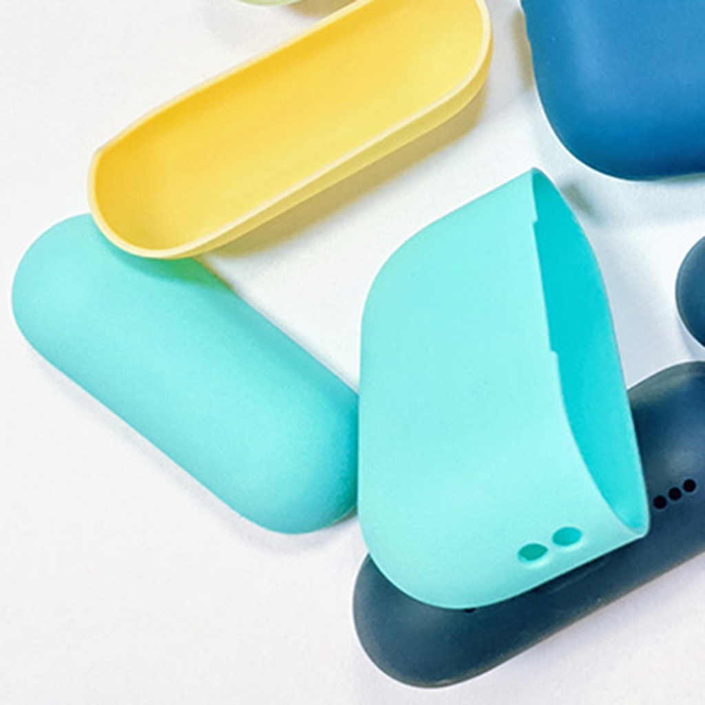 Vỏ bảo vệ hộp sạc tai nghe LENOVO sunflower silicon mềm không dây chống sốc chống rơi màu trơn thích hợp cho AirpodsPro2