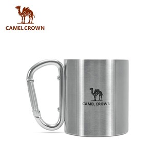Camel Crown Cốc Cà Phê Bằng Thép Không Gỉ Hình Vương Miện