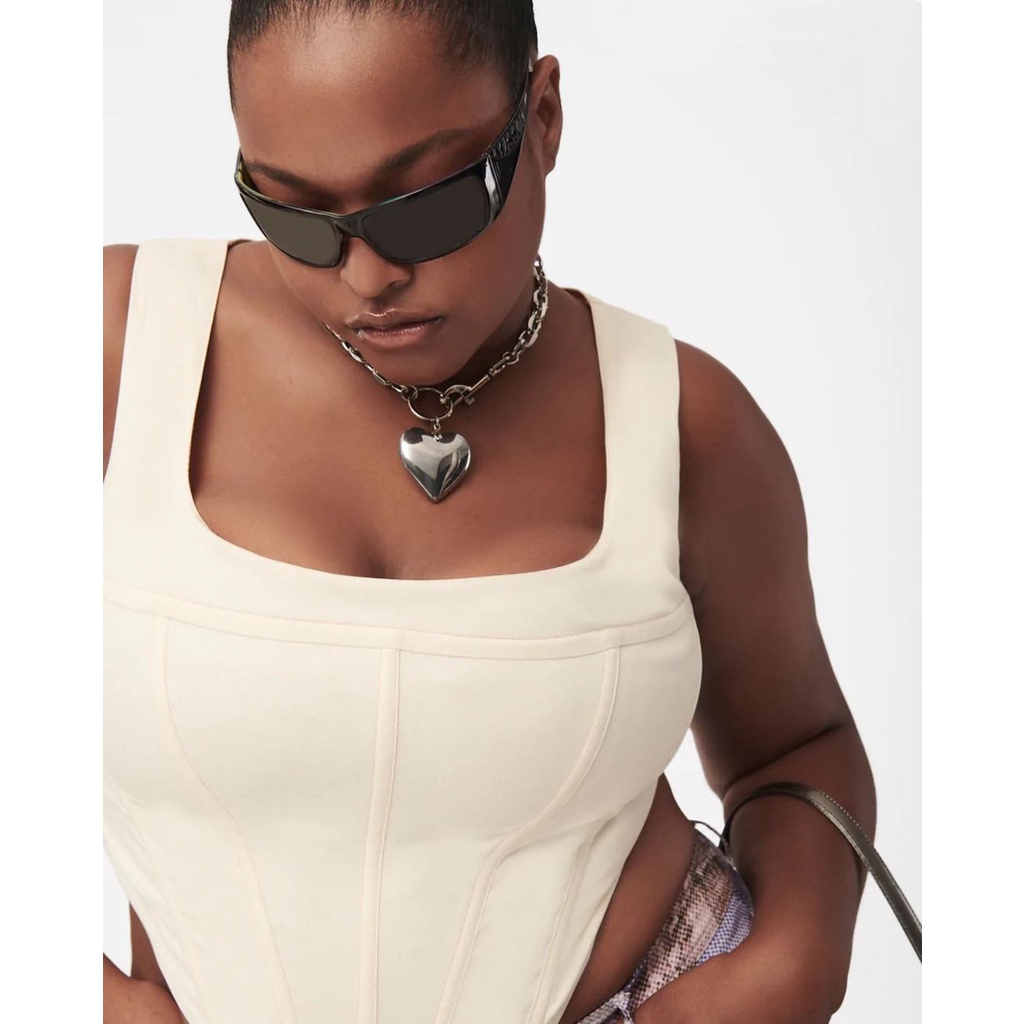 Vòng Cổ Choker Dây Da Bện Màu Đen Mặt Trái Tim Đơn Giản Thời Trang Cho Nữ