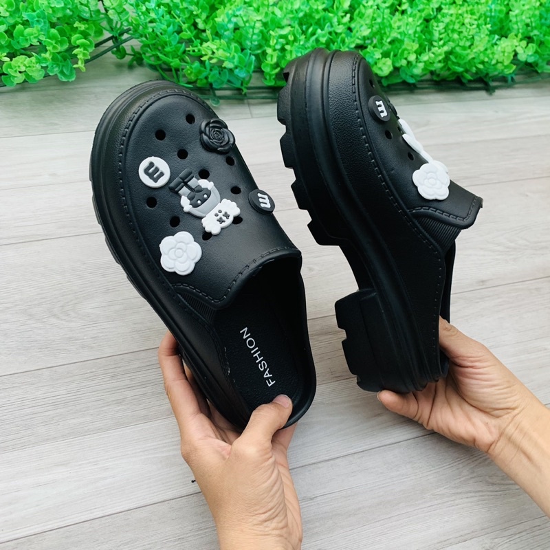 Dép bánh mì - dép sục đế độn tăng chiều cao chất eva siêu nhẹ