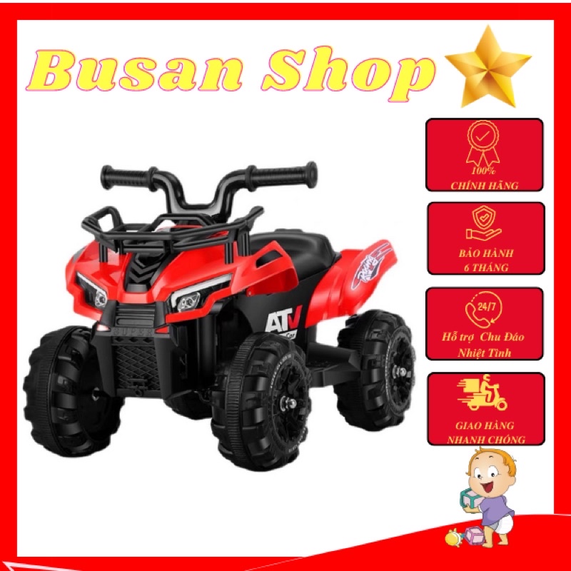 Xe Mô Tô Điện Địa Hình Cho Bé Busan 766 , Xe mô tô điện trẻ em có điều khiển từ xa và tự lái