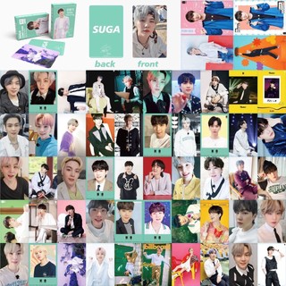 Set 55 lomo card bts suga mẫu 1
