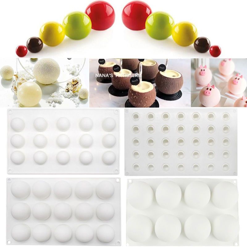 Khuôn Silicone Làm Bánh 8 Trong 1 Tiện Dụng