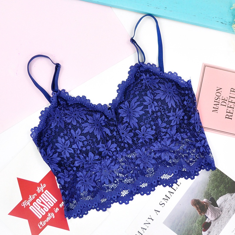 Áo lót ren một màu thời trang dành cho nữ