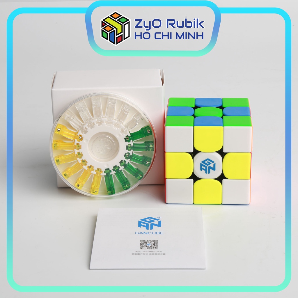 Rubik Gan 356 X V2M Stickerless - Phiên bản nâng cấp của Gan X V1 - Đồ chơi trí tuệ - Zyo Rubik Hồ Chí Minh