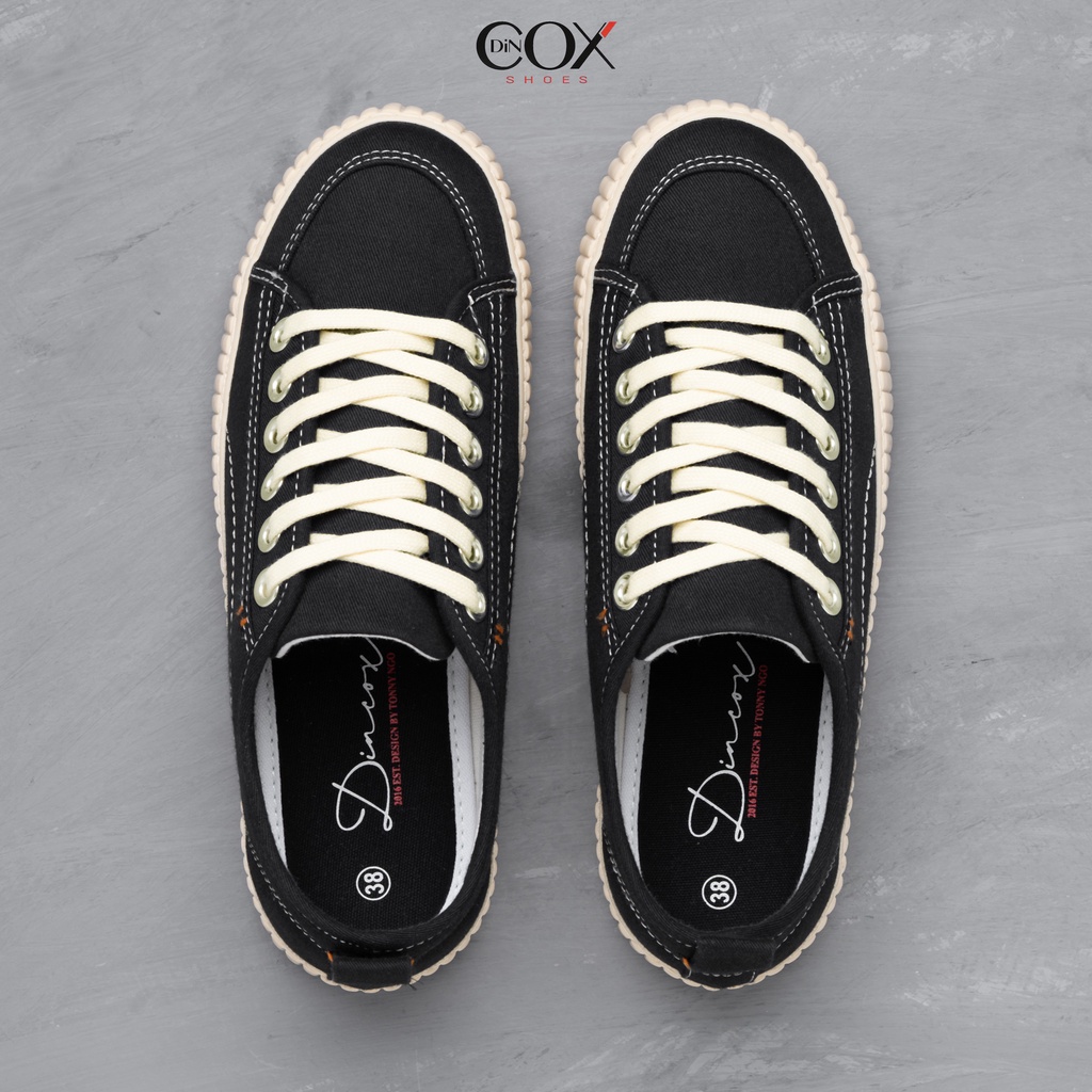 Giày Sneaker Dincox/Coxshoes D27 Black Unisex