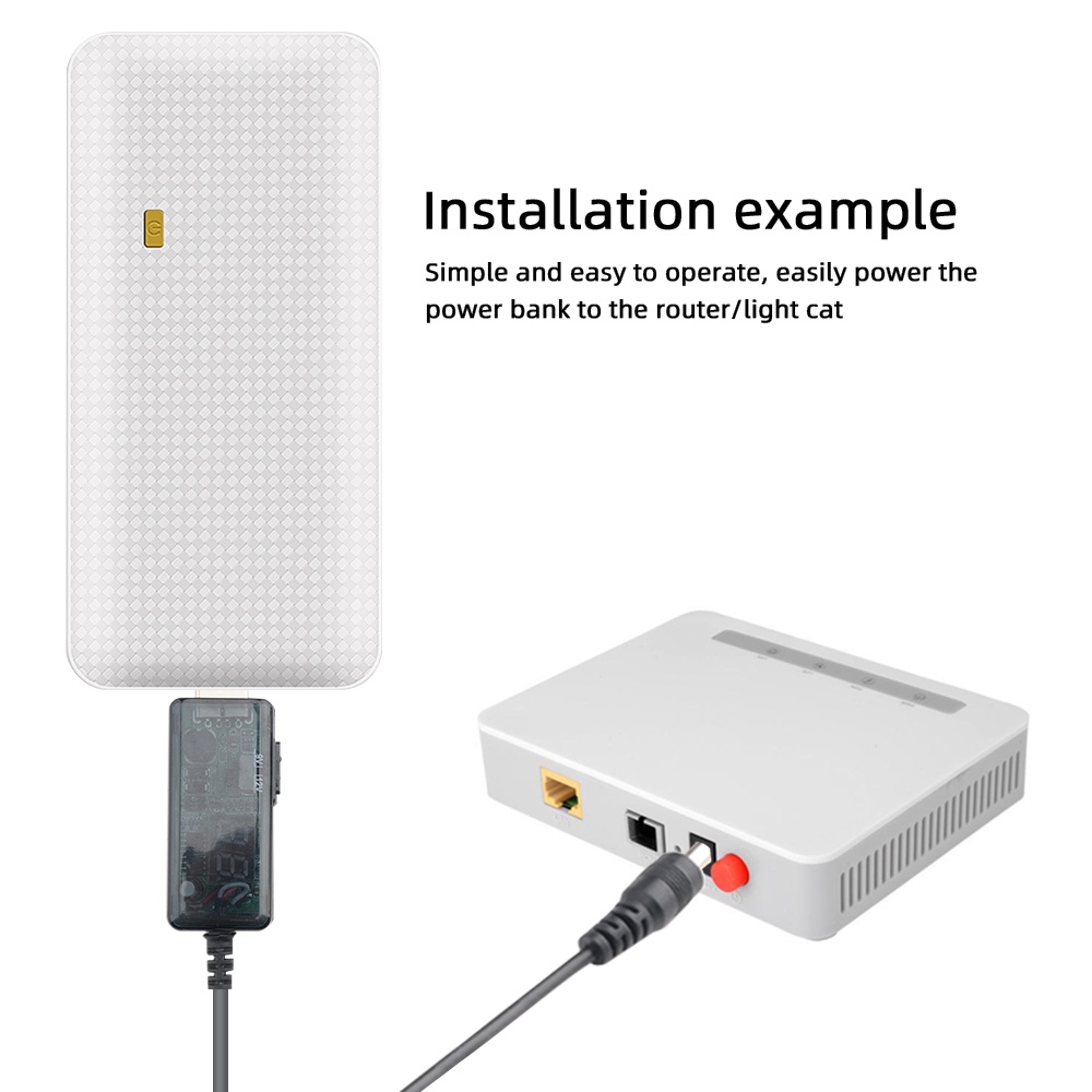 VIRWIR Dây Cáp Tăng Áp Nguồn Điện USB DC 5V Sang 9V 12V 1A