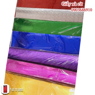 Giấy xà cừ lấp lánh ánh kim khổ 50x70cm