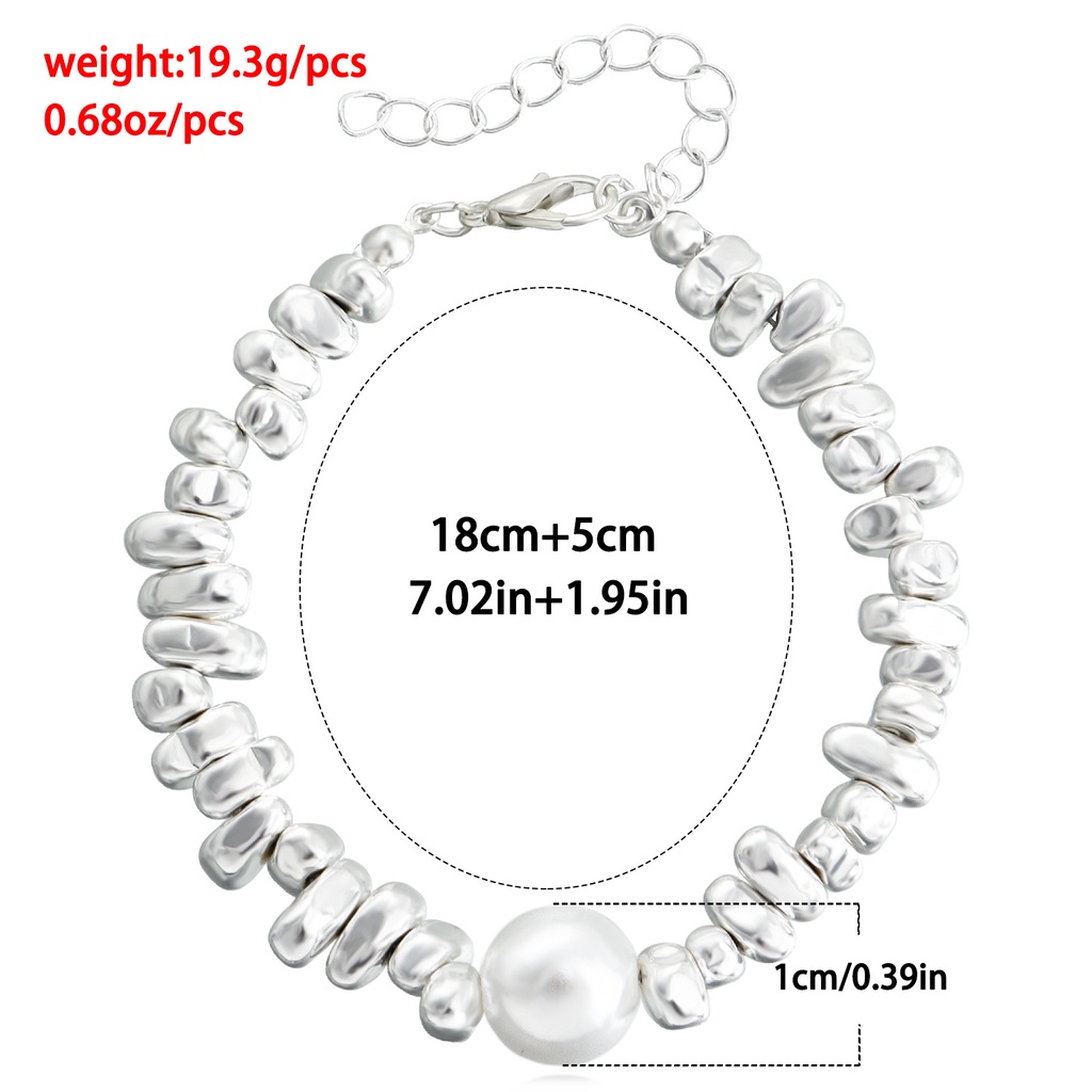 Vòng Tay Mạ Bạc Sang Trọng Thiết Kế Cổ Điển Cho Nữ