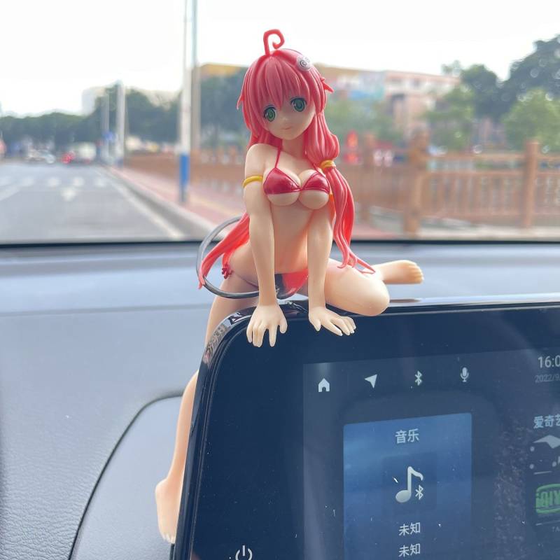 Car Decoration Sexy Cute Swimsuit Pretty Girl Hand Office Car Center Console Center Console Screen Decoration Fashion Nội thất xe hơi 8f2c