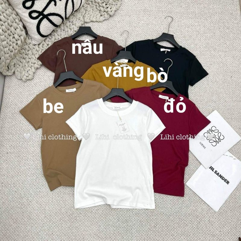 Áo thun trơn cổ tròn hàng QC