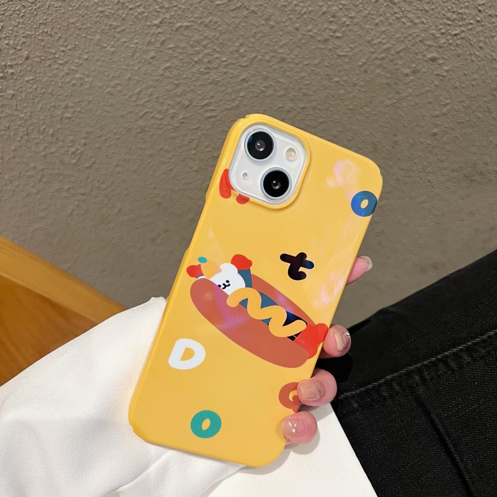 Ốp Điện Thoại Cứng Hình Chú Chó Cho iPhone X Xs XR XsMax 11 11ProMax 12 12Pro 12ProMax 13 13Pro 13ProMax 14 14Pro 14plus 14ProMax