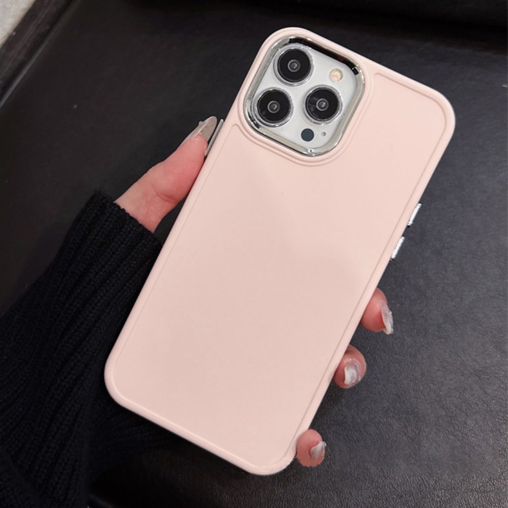 Ốp Điện Thoại TPU Silicone Mềm Mạ Điện Màu Trơn Đơn Giản Cho IPhone 14 13 12 11 Pro Max