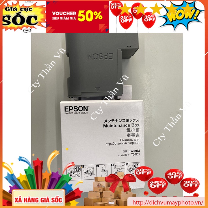 Mực Thải Cho Máy Epson L6190 L6171 ET M2140 M2170 M3100 M3140 M3170 M3180 hàng chính hãng Kholinhkie