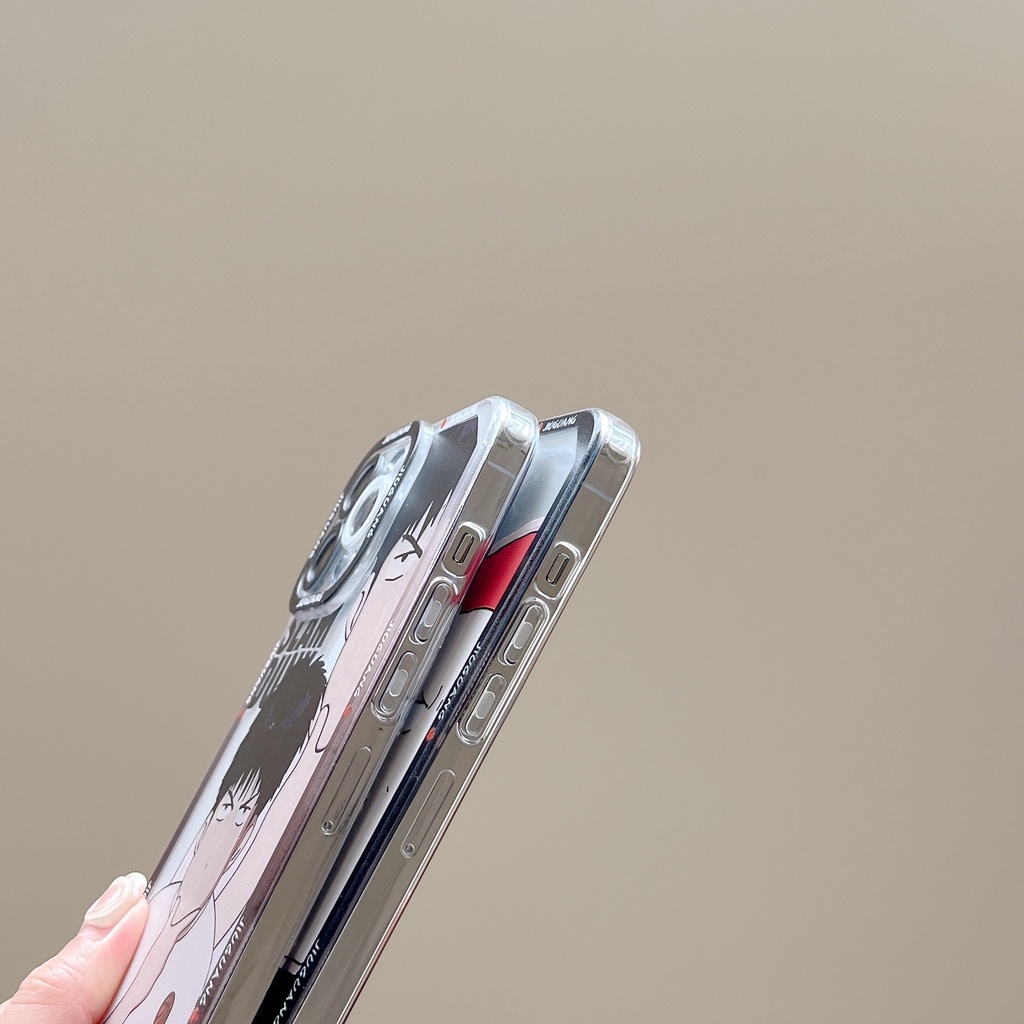 Ốp Điện Thoại TPU Silicon Mềm Trong Suốt Chống Sốc In Hình Nhân Vật Hanamichi Sakuragi Cho iPhone 14 13 12 11 PRO XS XR Max 7 8 Plus