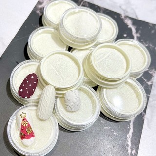 nhũ rắc trắng mịn , trang trí móng