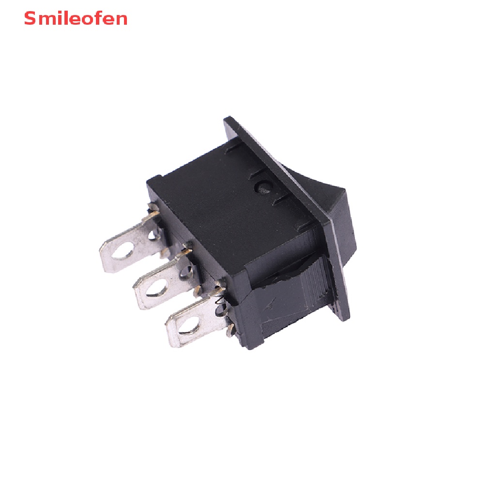 [Smileofen] Set 5 Công Tắc Ấn ON / OFF 2 Vị Trí 15 * 21MM KCD1 2 / 3Pin Mới