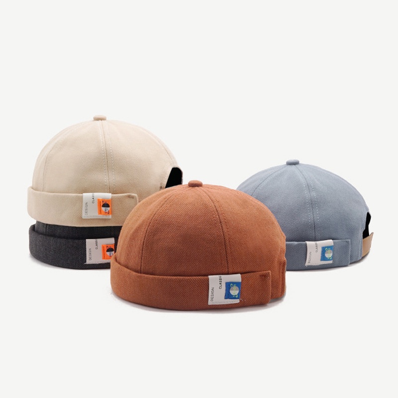 LINJW Mũ Beanie Cotton Thoáng Khí Phong Cách Hip Hop Cổ Điển