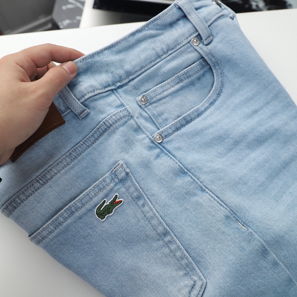 Quần jean nam, quần bò nam cao cấp slimfit LC xanh sáng 230211 foxxmen