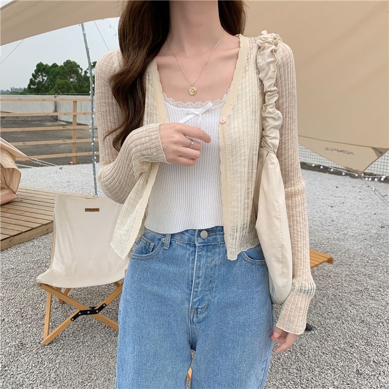 Áo Khoác Sơ Mi Dài Tay Chống Nắng Thiết Kế Mới Thời Trang Mùa Hè Dành Cho Nữ