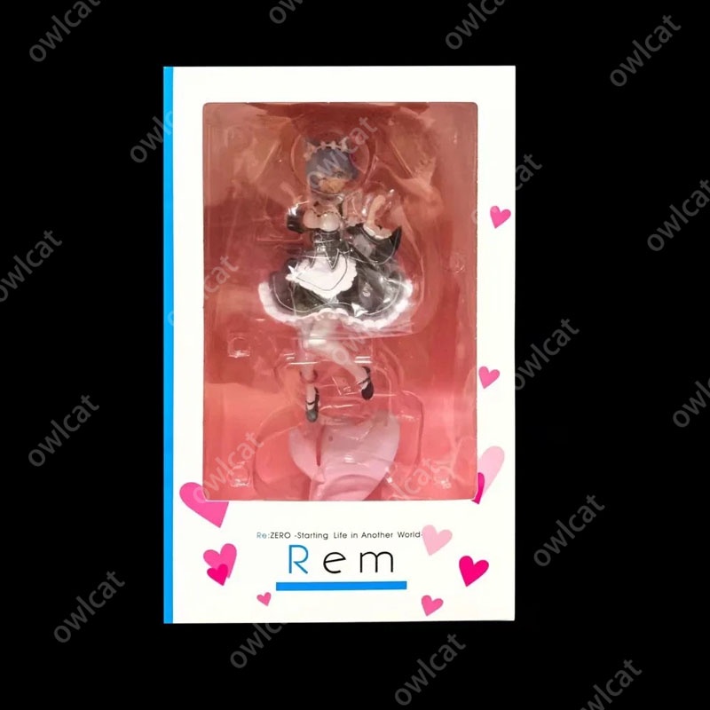 Mô Hình Nhân Vật Re: Zero Rem  23cm 1/8 Size Cat Ear Maid Reset Life Different World from Zero Anime Figure Packed in Box Model