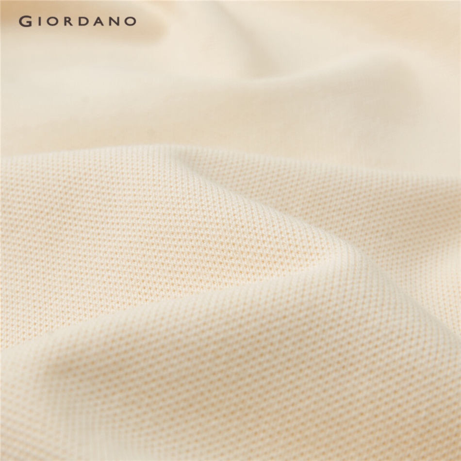 GIORDANO Áo polo nữ ngắn tay phiên bản fit phối màu thiết kế tương phản 05313394 | BigBuy360 - bigbuy360.vn