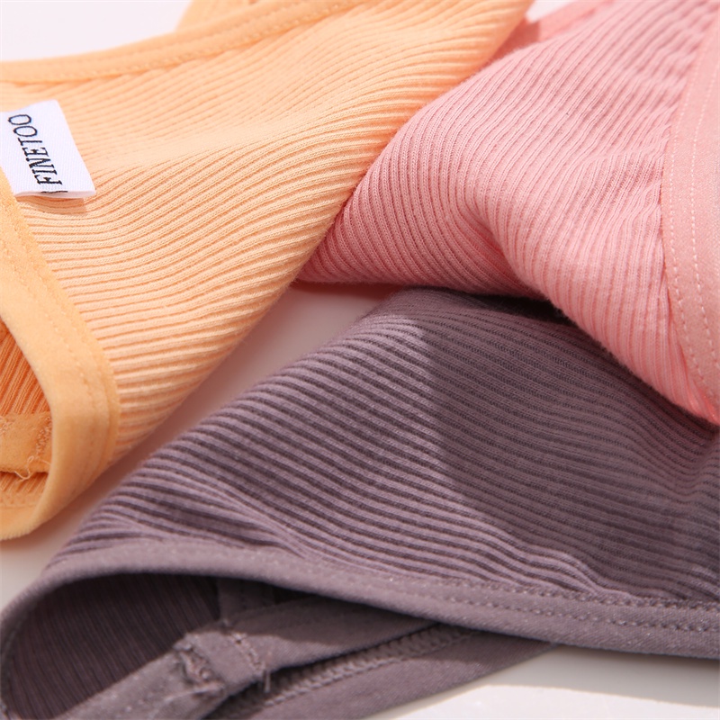 Quần lót cotton ROSYCORAL lọt khe lưng thấp màu trơn gợi cảm cho nữ
