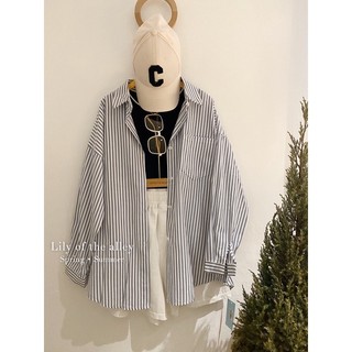 QC sơ mi kẻ sọc oversize