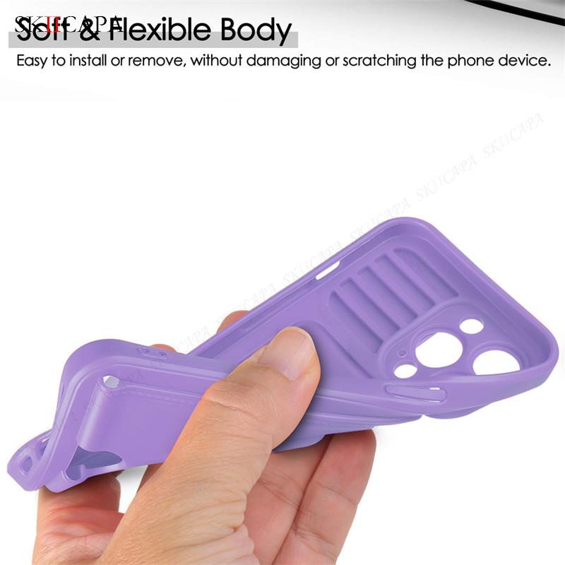 Ốp Điện Thoại Silicon Có Ngăn Đựng Thẻ Cho Samsung Galaxy S23 Ultra Plus Galaxy S23 Plus S 23 5G