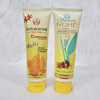 Sữa rửa mặt hạt nghệ thorakao combo 2 tuýp sạch mụn trắng da 100gr