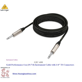 Gic-600 dây nhạc cụ behringer 2 đầu jack 6 ly dài 6 mét