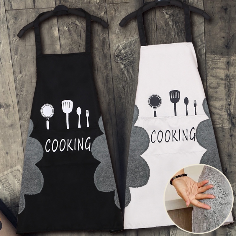 Tạp Dề Làm Bếp Có Túi Chống Nước &amp; Dầu