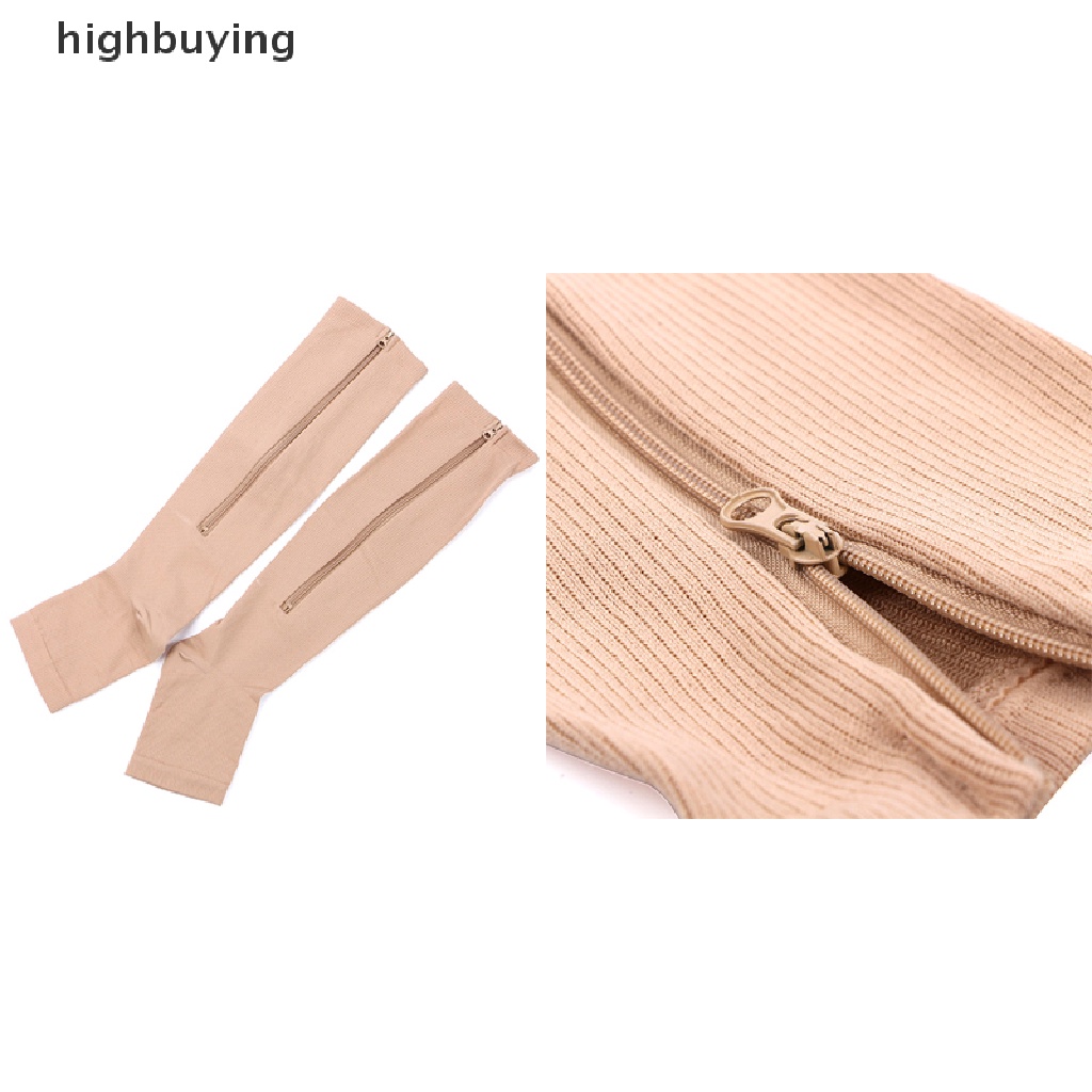 1 Đôi Tất Chân Hở Ngón Có Khóa Kéo Thời Trang