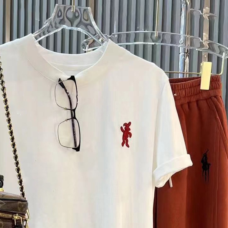 Áo thun NRVP 100% cotton tay ngắn plus size cho nam và nữ