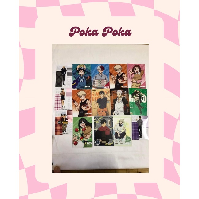 [POKAPOKA] Postcard Nhiều Anime