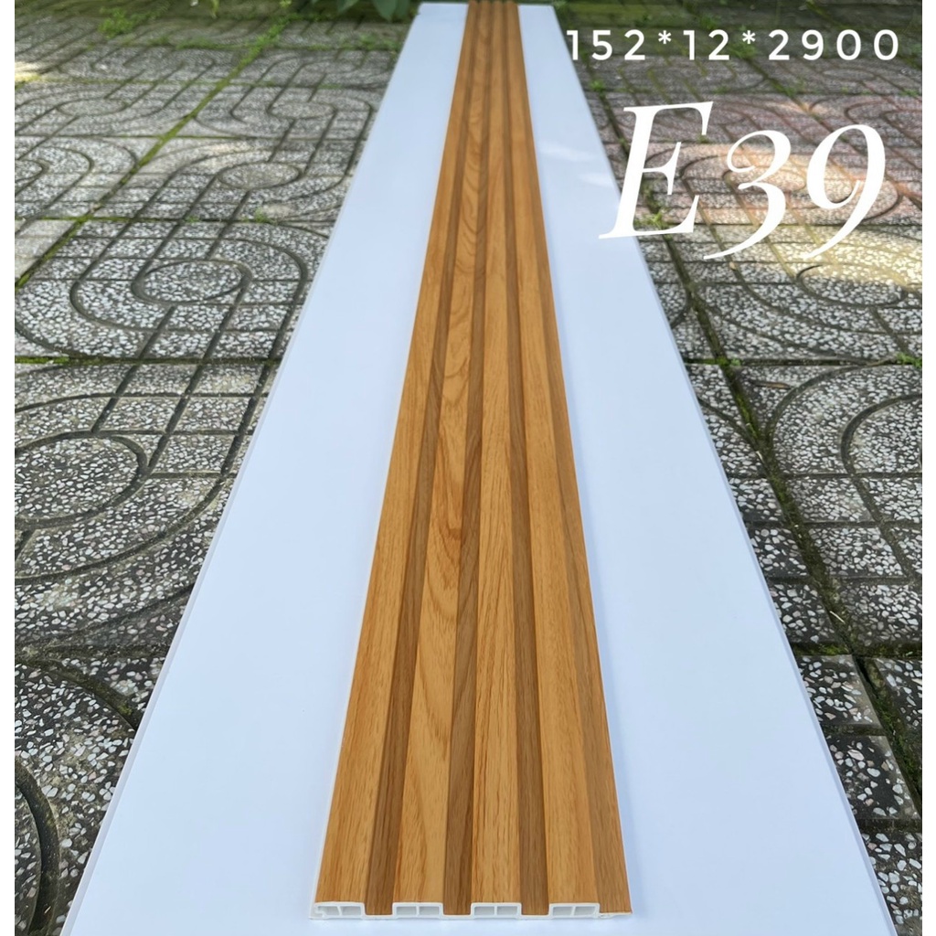 Ốp Tường Lam Sóng Giả Gỗ 4 Sóng Thấp