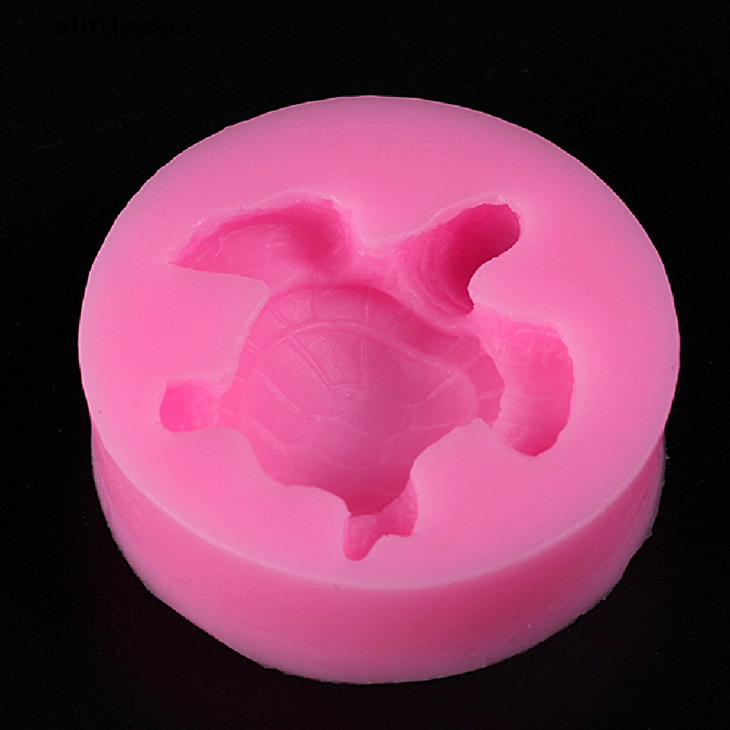 Khuôn Silicon Làm Bánh Chủ Đề Sinh Vật Biển / Rùa Biển Dễ Thương