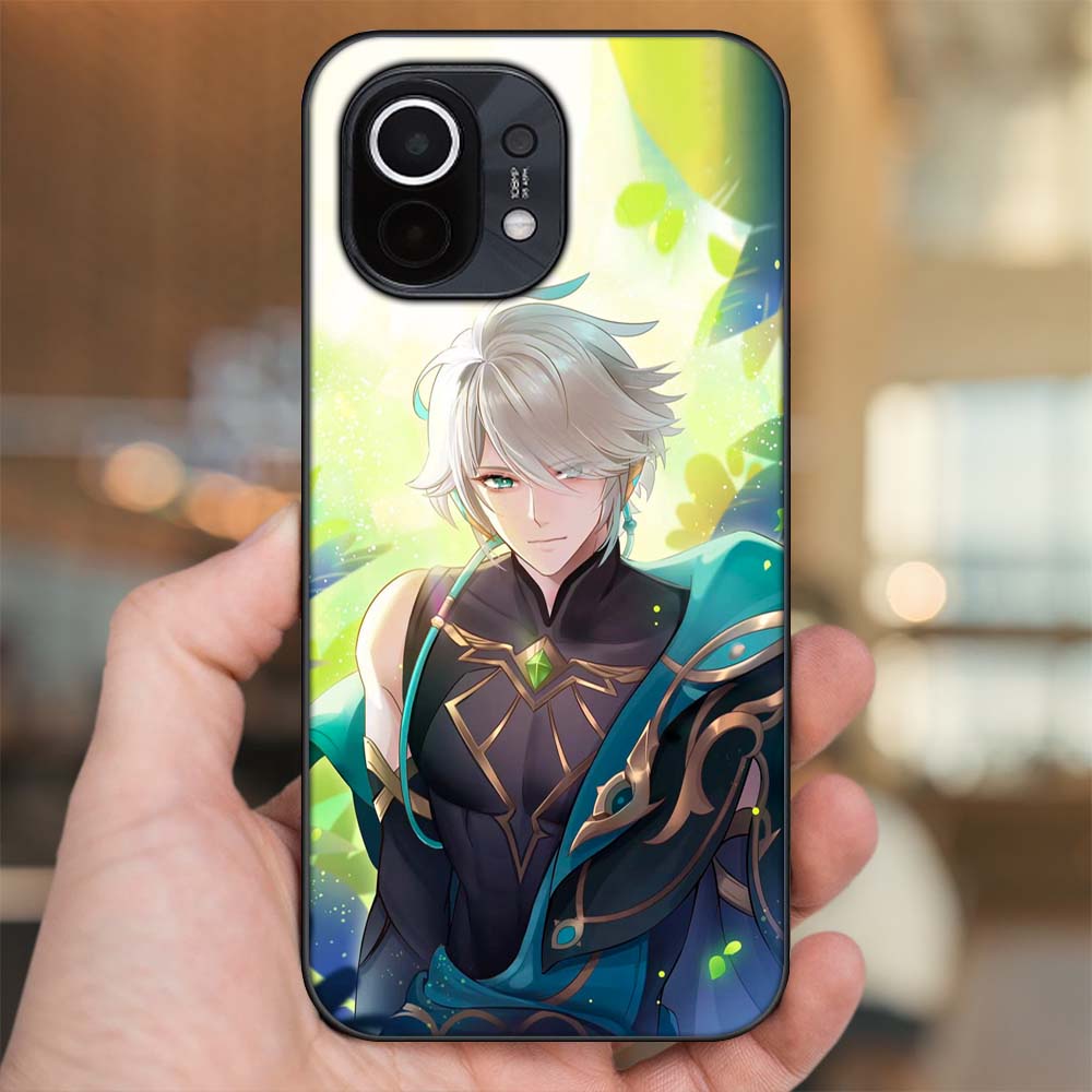 Ốp lưng Xiaomi Mi 11 viền đen in hình Alhaitham Genshin Impact