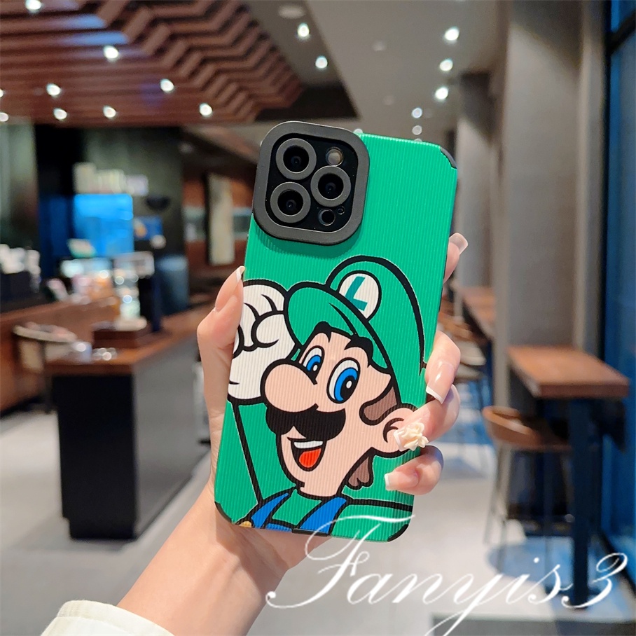 Ốp Điện Thoại TPU Mềm Họa Tiết Mario Đơn Giản Cho IPhone 14 13 12 11 Pro Max X XR Xs Max 8 7 Plus SE 2020