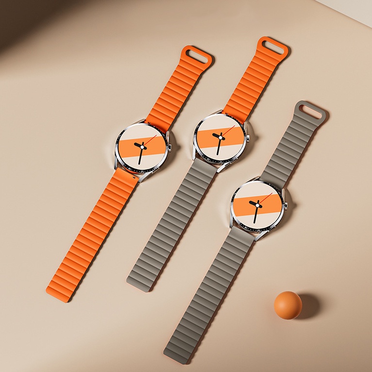 DÂY ĐEO SILICON NAM CHÂM TỪ TÍNH DÀNH CHO SMART WATCH 20MM VÀ 22MM SAMSUNG, HUAWEI, XIAOMI, OPPO....