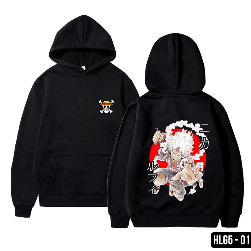 Áo hoodie one piece, áo khoác áo hoodie onepiece in hình luffy gear 5 mẫu mới cực đẹp