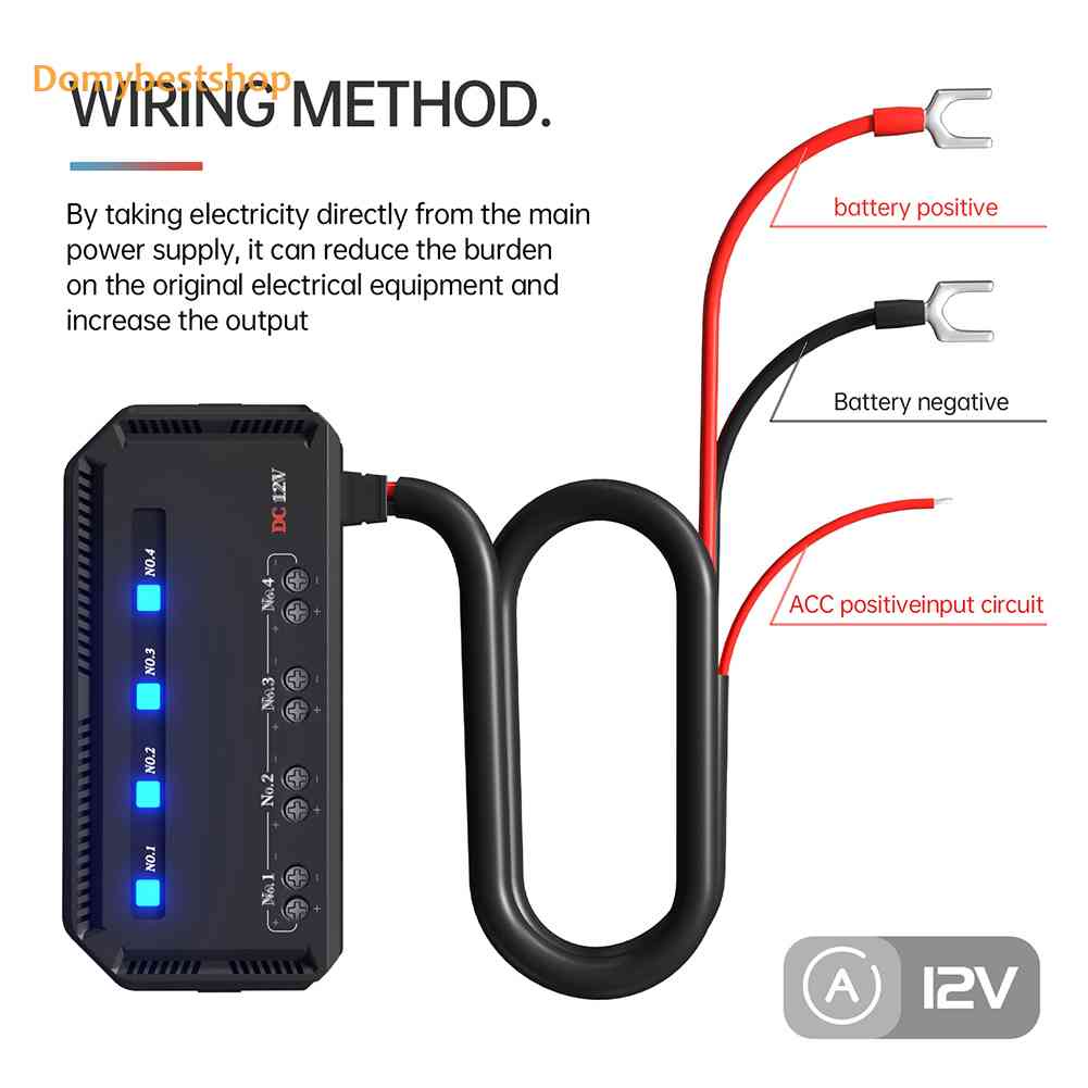 Hộp Đựng Cầu Chì Có Đèn LED Báo Hiệu Cho Xe Hơi Xe Máy