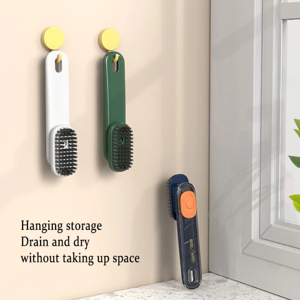 Bàn Chải Chà Giày Lông Mềm Tự Động Có Thể Thêm Chất Lỏng