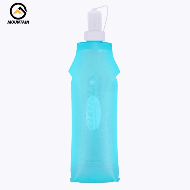 Bình Nước Thể Thao 250ml / 500ml Mềm Mại Siêu Nhẹ Có Nắp Đậy Tiện Dụng