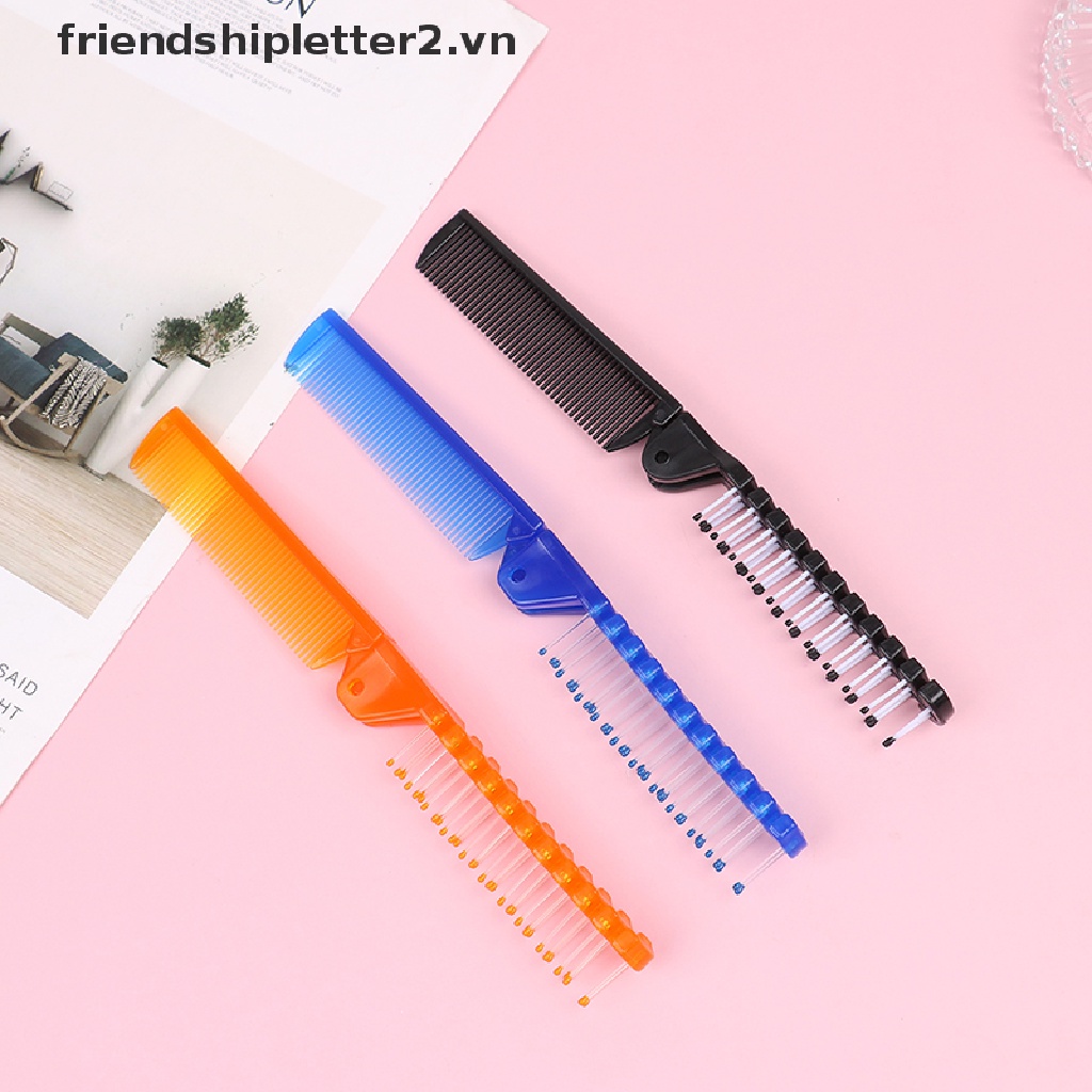 Lược Nhựa Chống Tĩnh Điện Có Thể Gấp Gọn Tiện Lợi