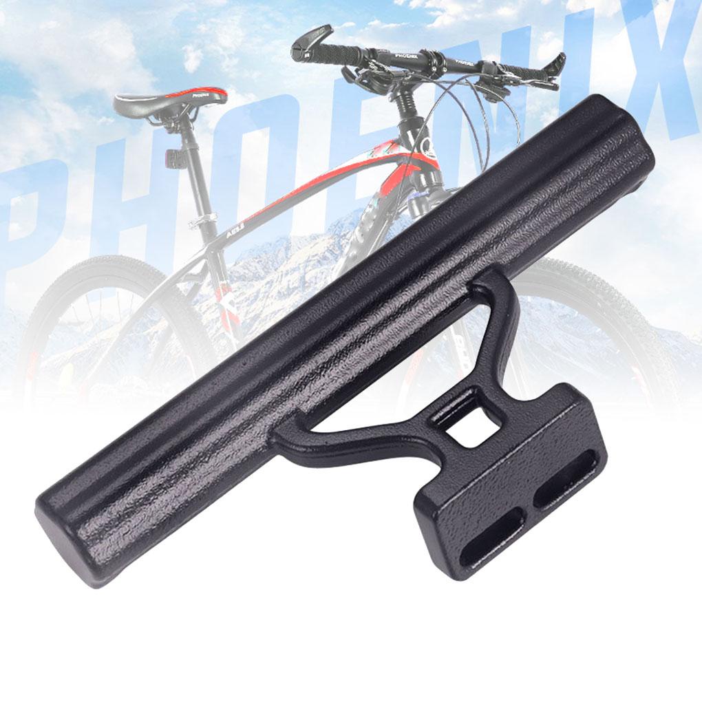 Giá Đỡ Đèn Pin Nối Dài 15cm Bằng Hợp Kim Nhôm Gắn Tay Lái Xe Đạp Leo Núi