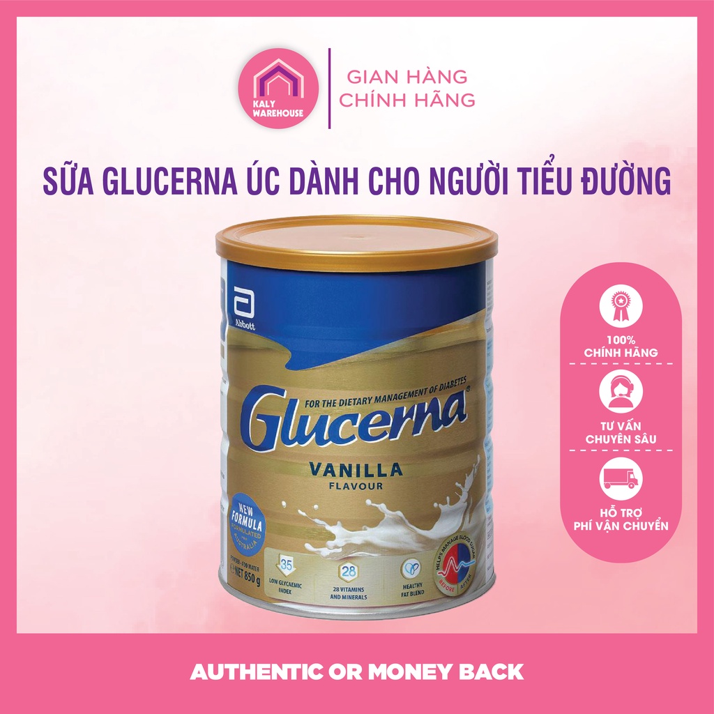 Sữa Glucerna của Úc dành cho người tiểu đường - Glucerna 850g